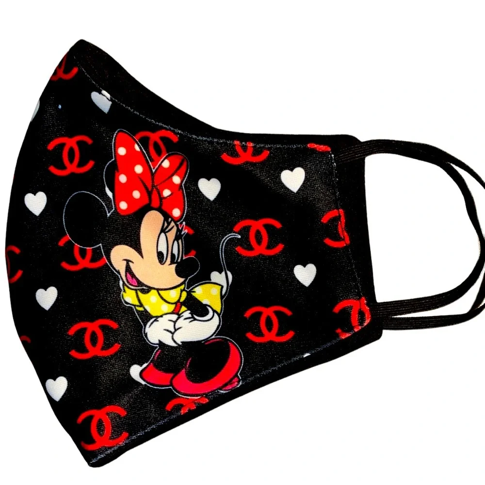 Custom Minnie mouse CC woman’s face mask
